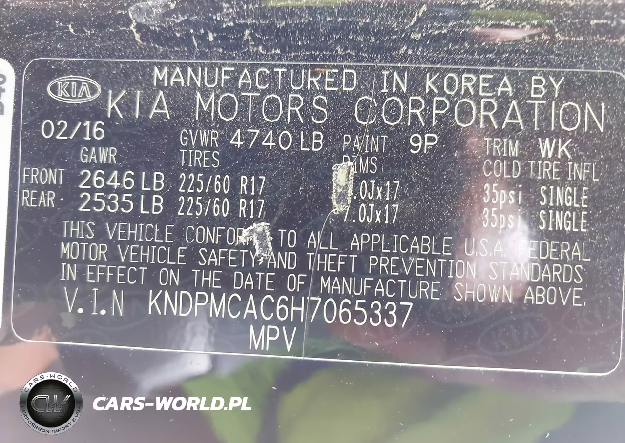 2017 Kia Sportage Lx VIN:KNDPMCAC6H7065337 - 9