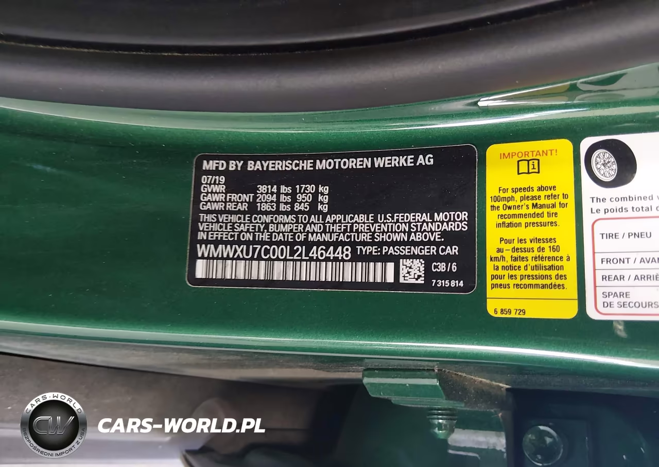 2020 Mini Hardtop Cooper VIN:WMWXU7C00L2L46448 - 9