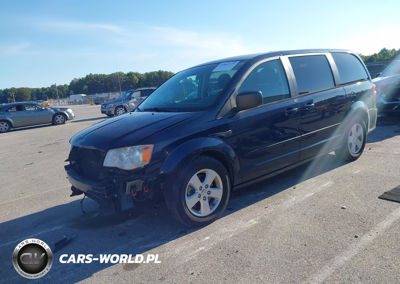 2013 Dodge Grand Caravan Se VIN:2C4RDGBG8DR782378 - 2
