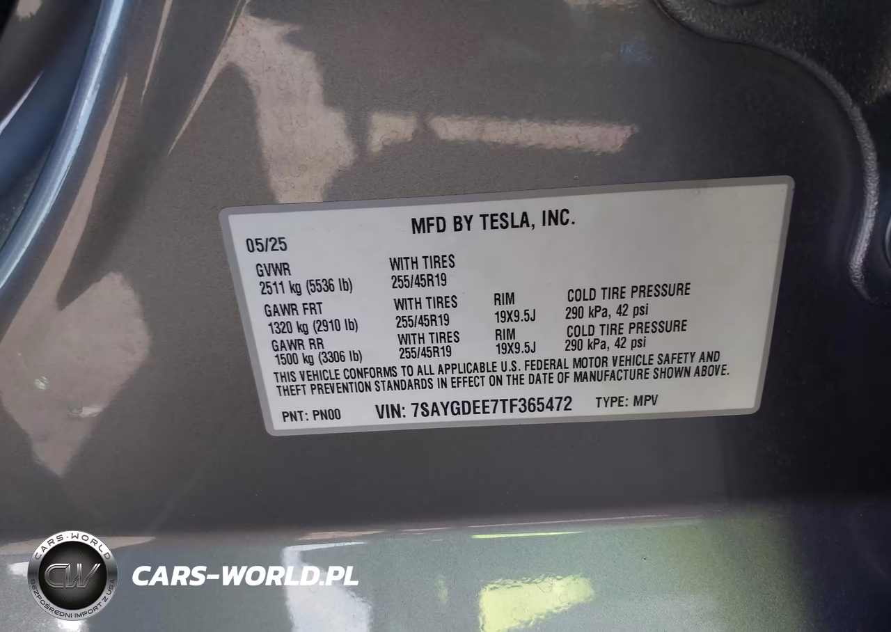 2026 Tesla Model Y All-Wheel Drive-Long Range Launch Series-Premium All-Wheel Drive VIN:7SAYGDEE7TF365472 - 9