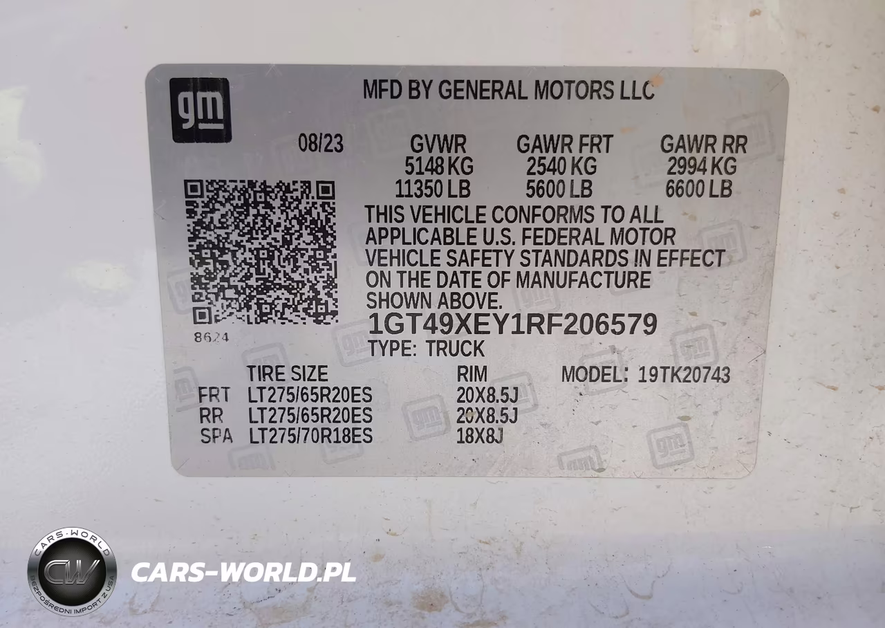2024 GMC Sierra 2500Hd 4Wd Standard Bed Denali Ultimate VIN:1GT49XEY1RF206579 - 9