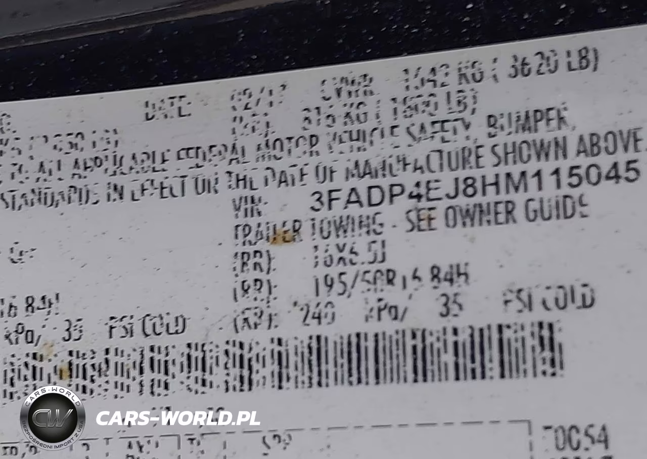 2017 Ford Fiesta Se VIN:3FADP4EJ8HM115045 - 9