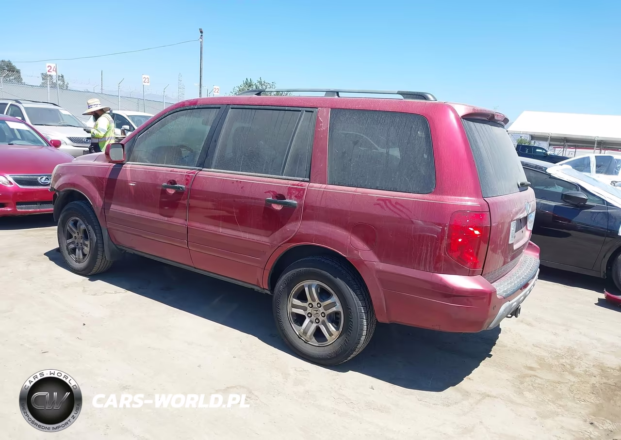 2004 Honda Pilot Ex-L VIN:2HKYF18724H599601 - 3
