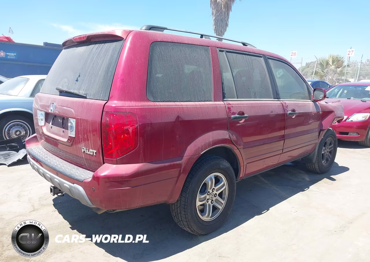 2004 Honda Pilot Ex-L VIN:2HKYF18724H599601 - 4