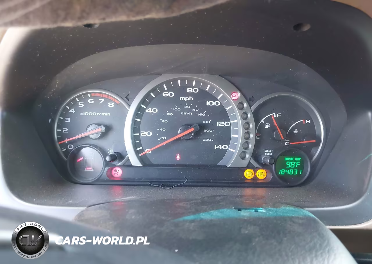 2004 Honda Pilot Ex-L VIN:2HKYF18724H599601 - 7