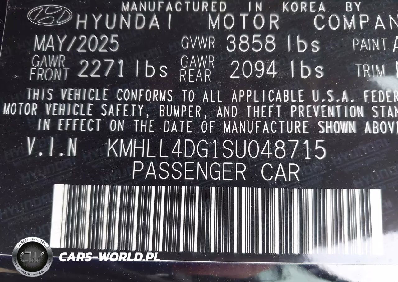 2025 Hyundai Elantra Se VIN:KMHLL4DG1SU048715 - 9