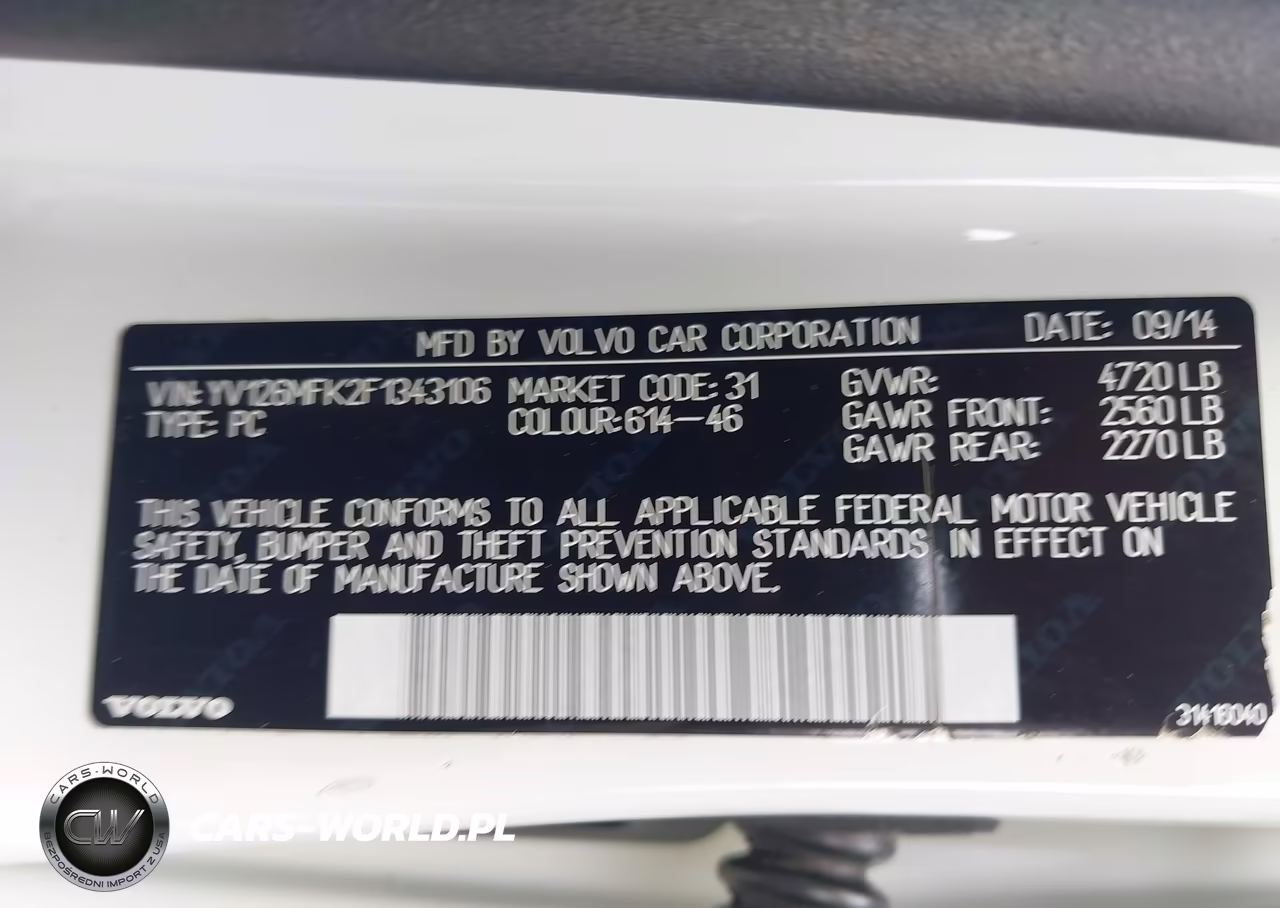2015 Volvo S60 T5 Premier VIN:YV126MFK2F1343106 - 9