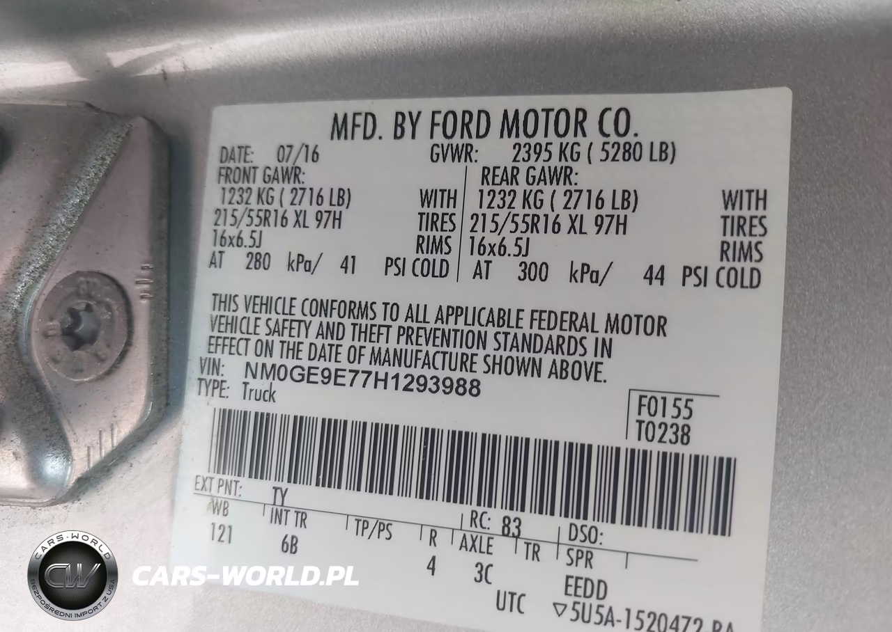 2017 Ford Transit Connect Xl VIN:NM0GE9E77H1293988 - 9