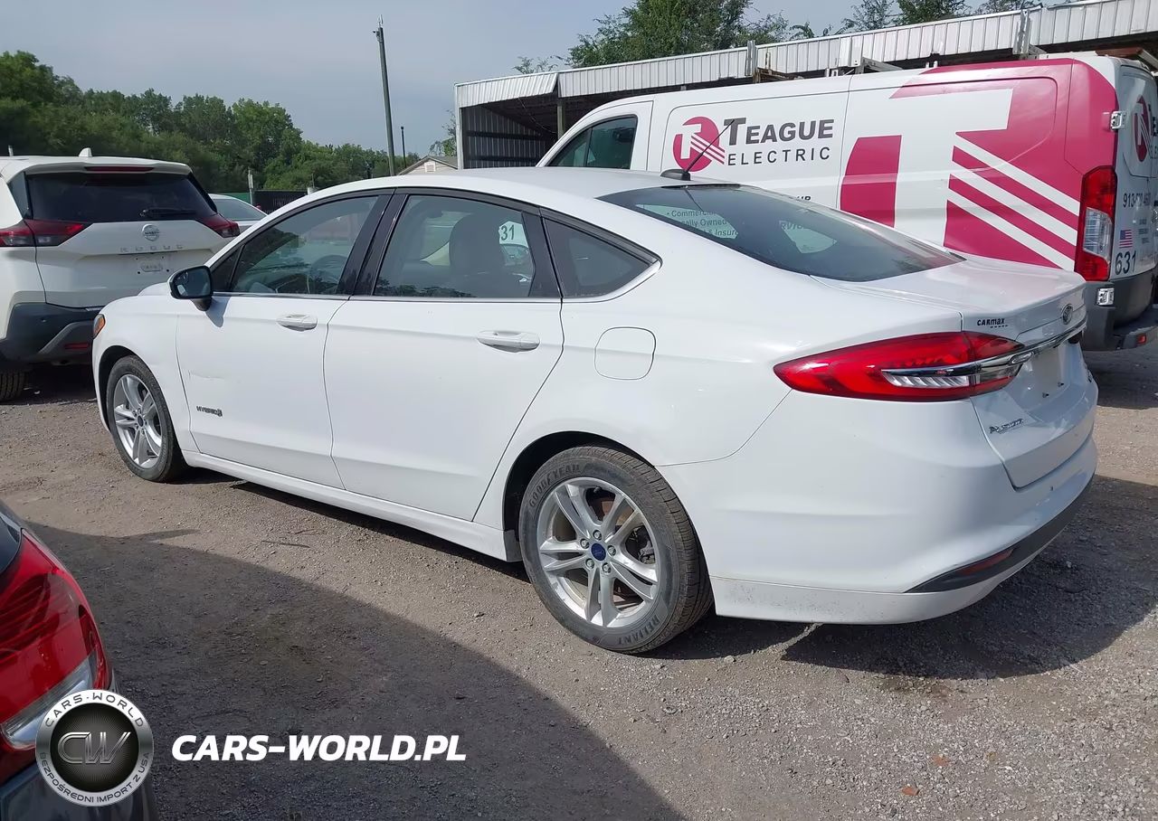 2018 Ford Fusion Hybrid Se VIN:3FA6P0LU1JR209355 - 3