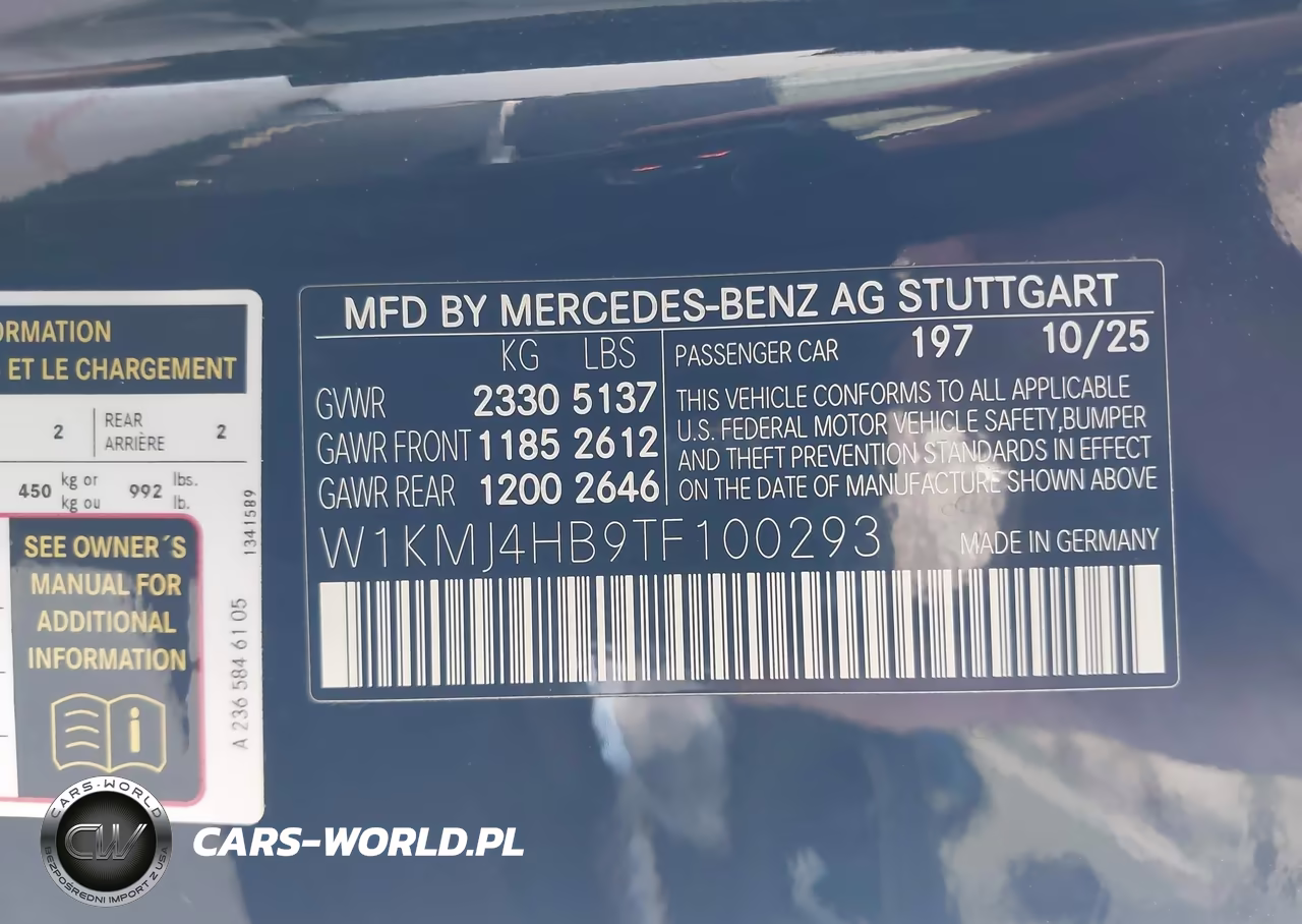 2026 Mercedes-Benz Cle 300 VIN:W1KMJ4HB9TF100293 - 9