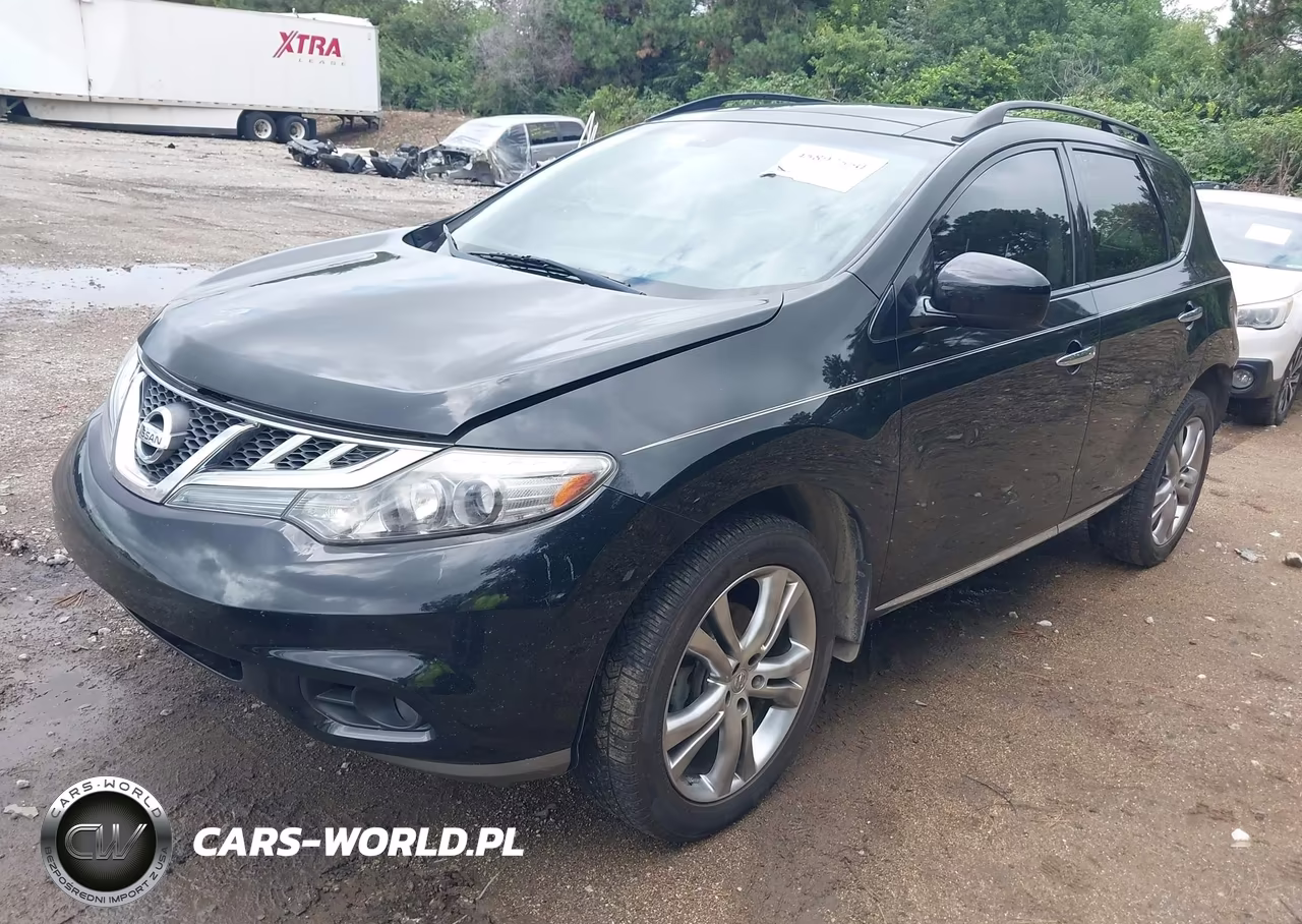 2012 Nissan Murano Sl VIN:JN8AZ1MW1CW232482 - 2