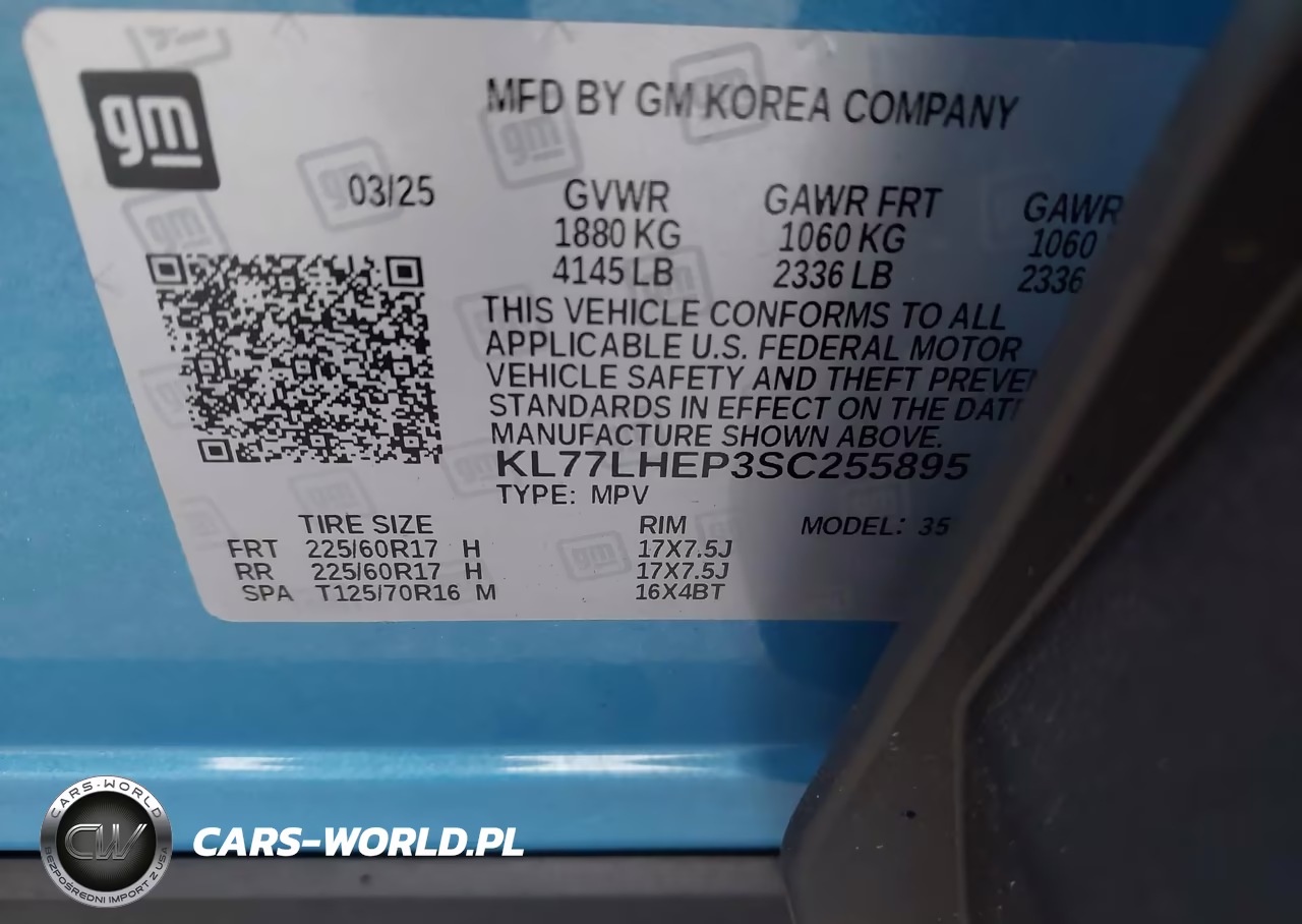 2025 Chevrolet Trax Fwd Lt VIN:KL77LHEP3SC255895 - 9