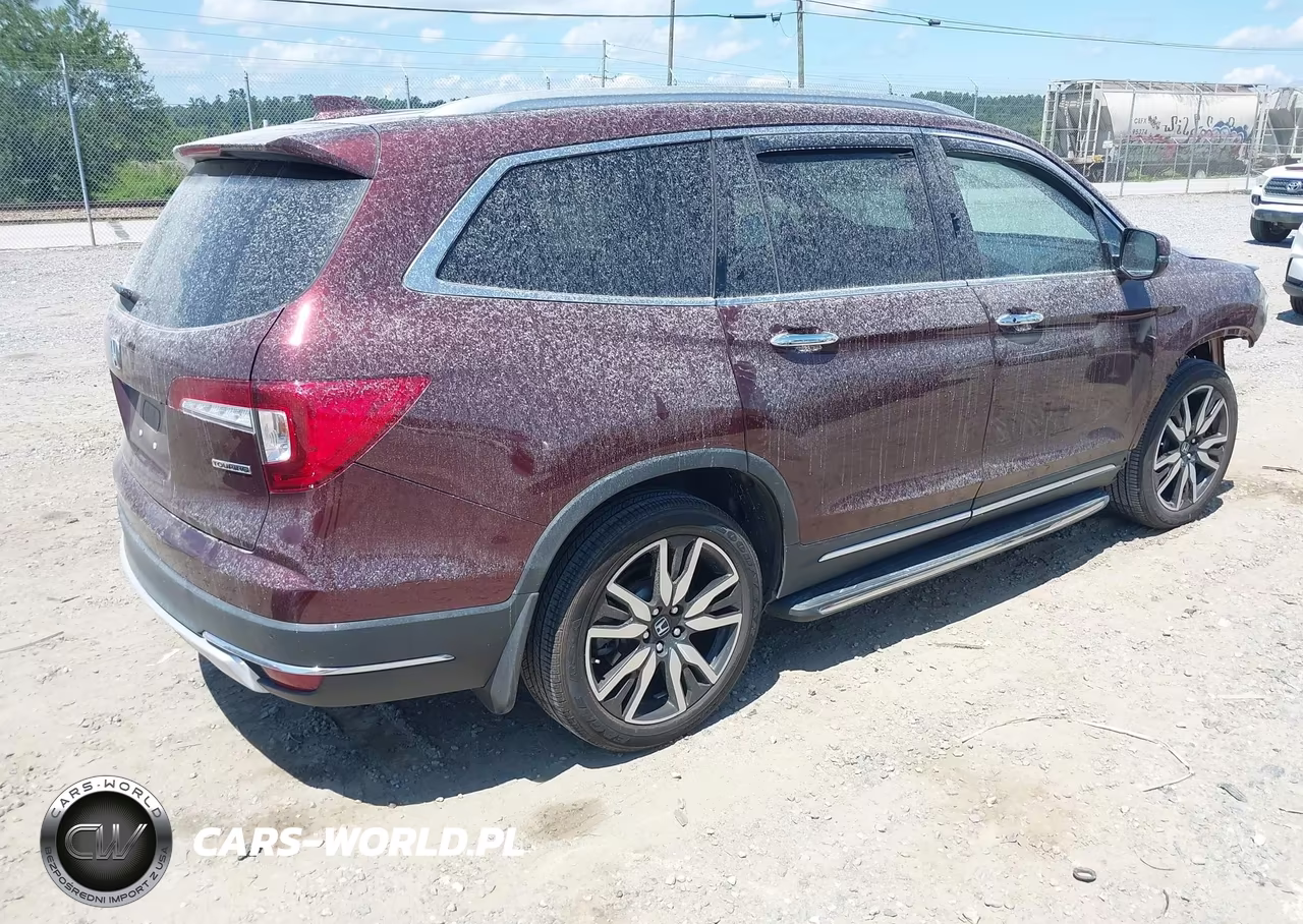 2021 Honda Pilot 2Wd Touring 8 Passenger VIN:5FNYF5H92MB010800 - 4