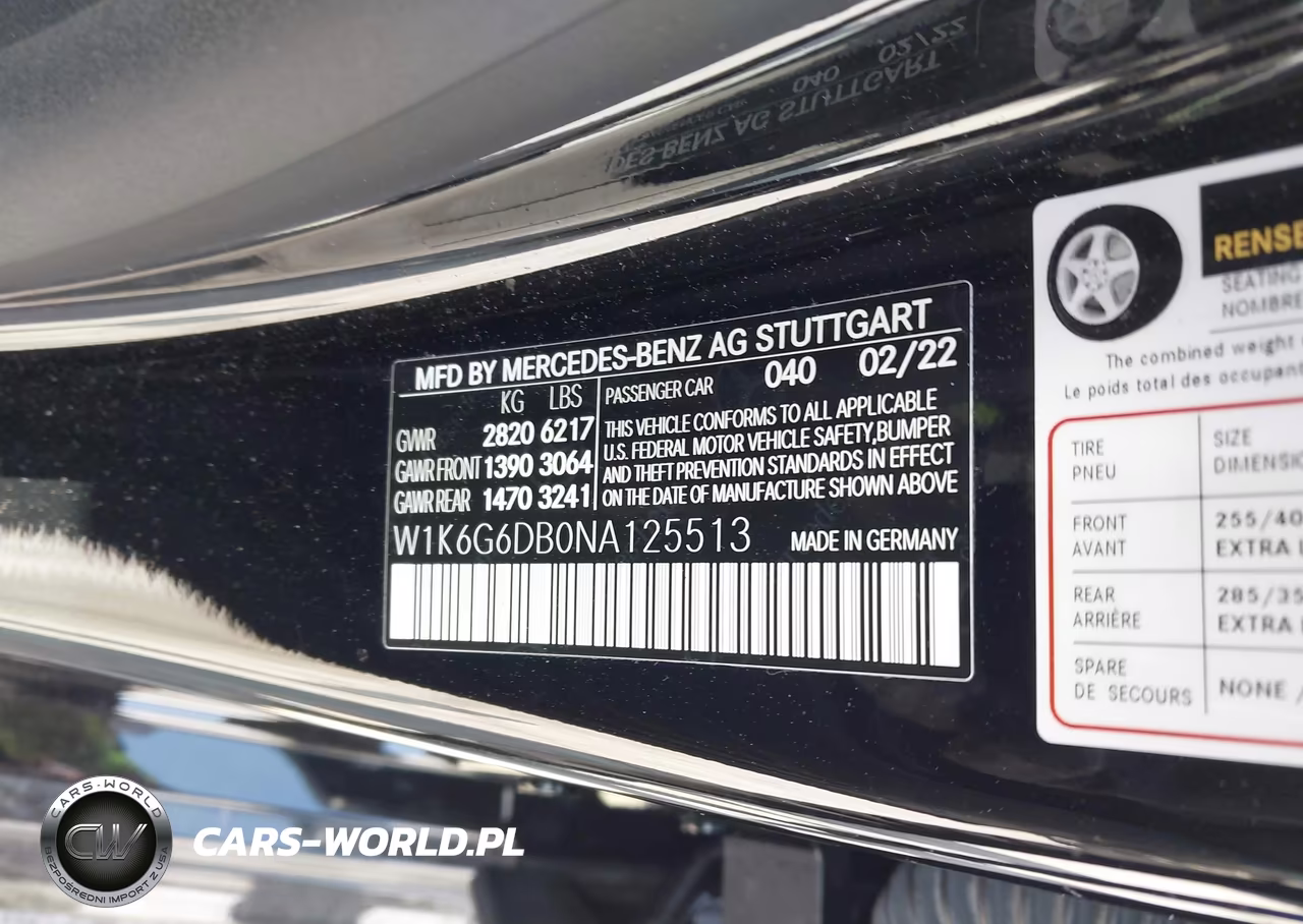 2022 Mercedes-Benz S 500 4Matic VIN:W1K6G6DB0NA125513 - 9