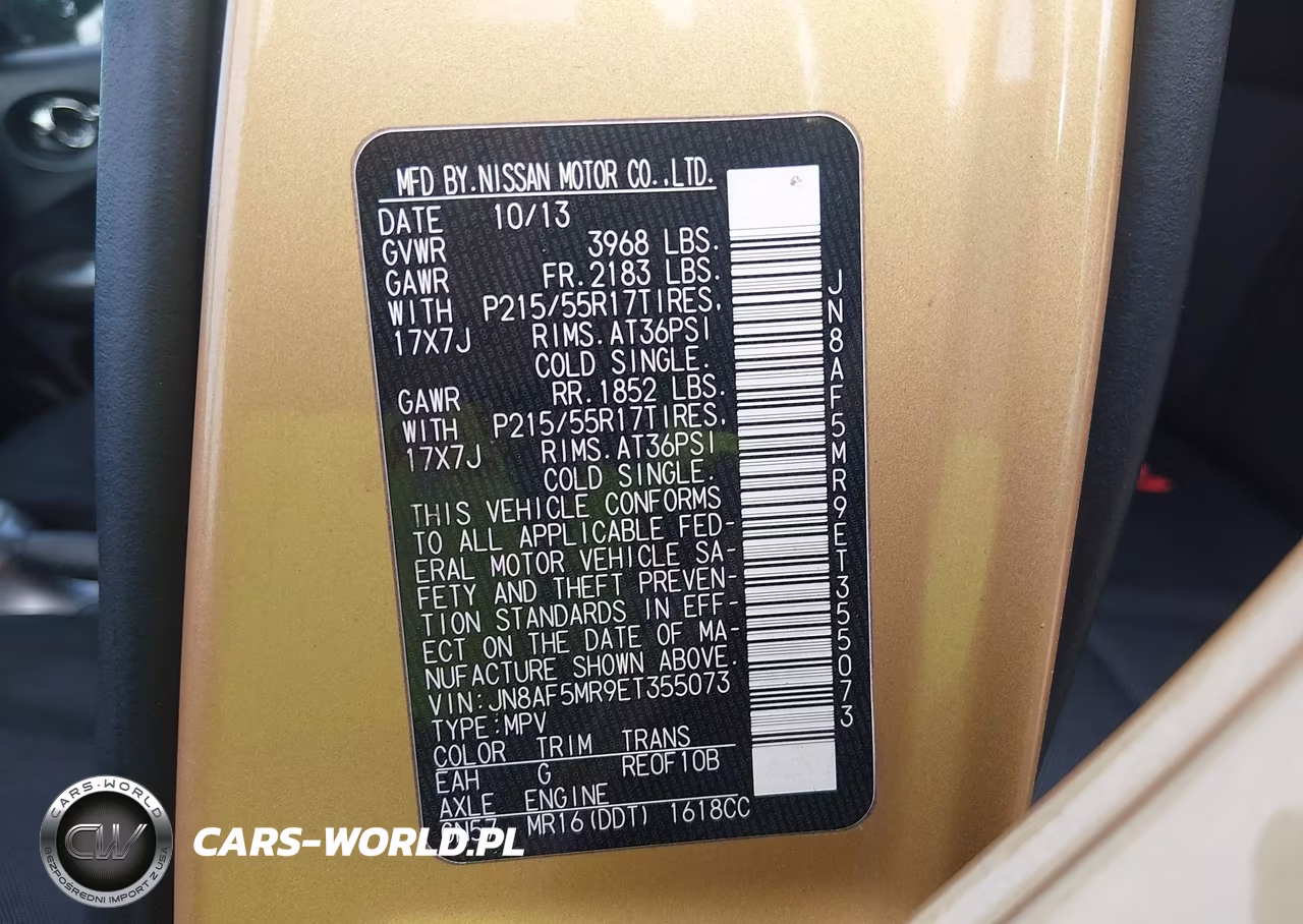 2014 Nissan Juke S VIN:JN8AF5MR9ET355073 - 9