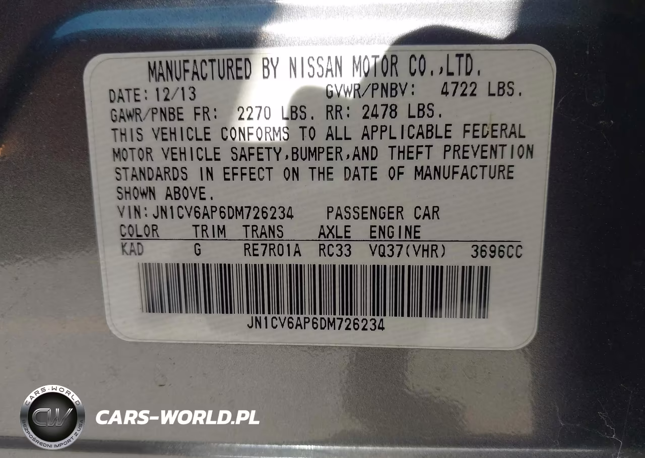 2013 Infiniti G37 Journey VIN:JN1CV6AP6DM726234 - 9