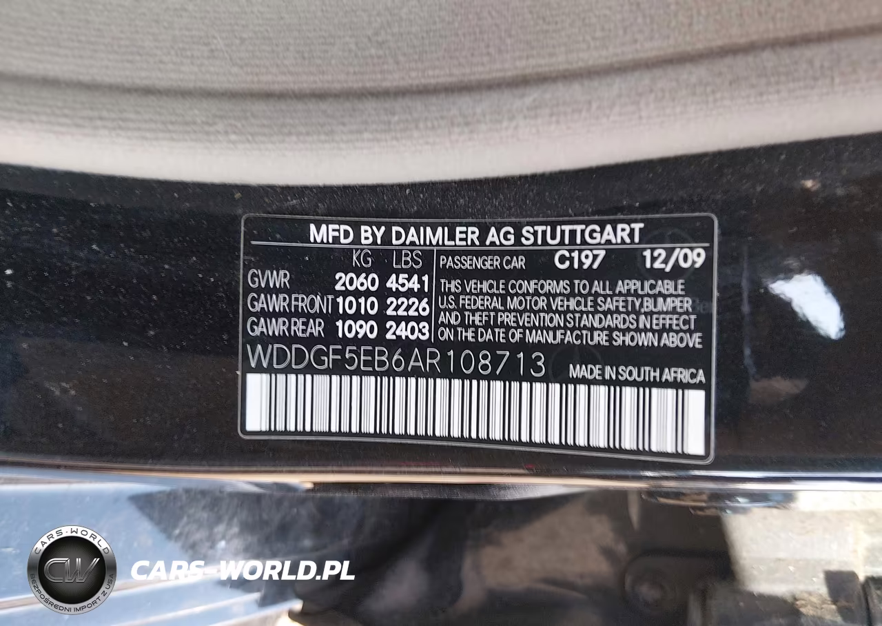 2010 Mercedes-Benz C 300 Sport VIN:WDDGF5EB6AR108713 - 9