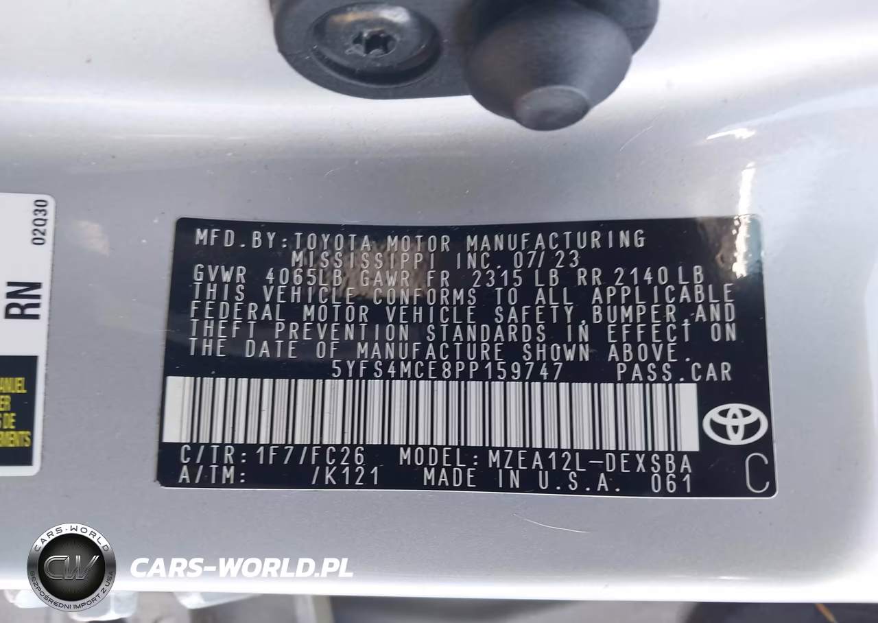 2023 Toyota Corolla Se VIN:5YFS4MCE8PP159747 - 9