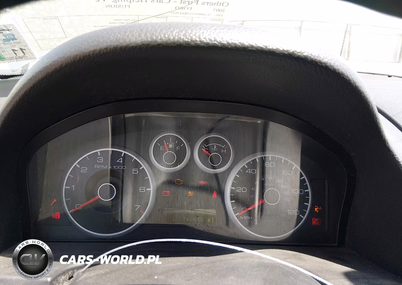 2007 Ford Fusion Se VIN:3FAHP07107R157573 - 7