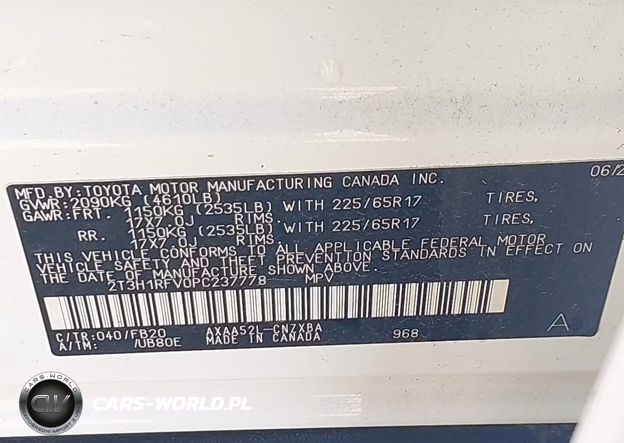 2023 Toyota Rav4 Le VIN:2T3H1RFV0PC237778 - 9