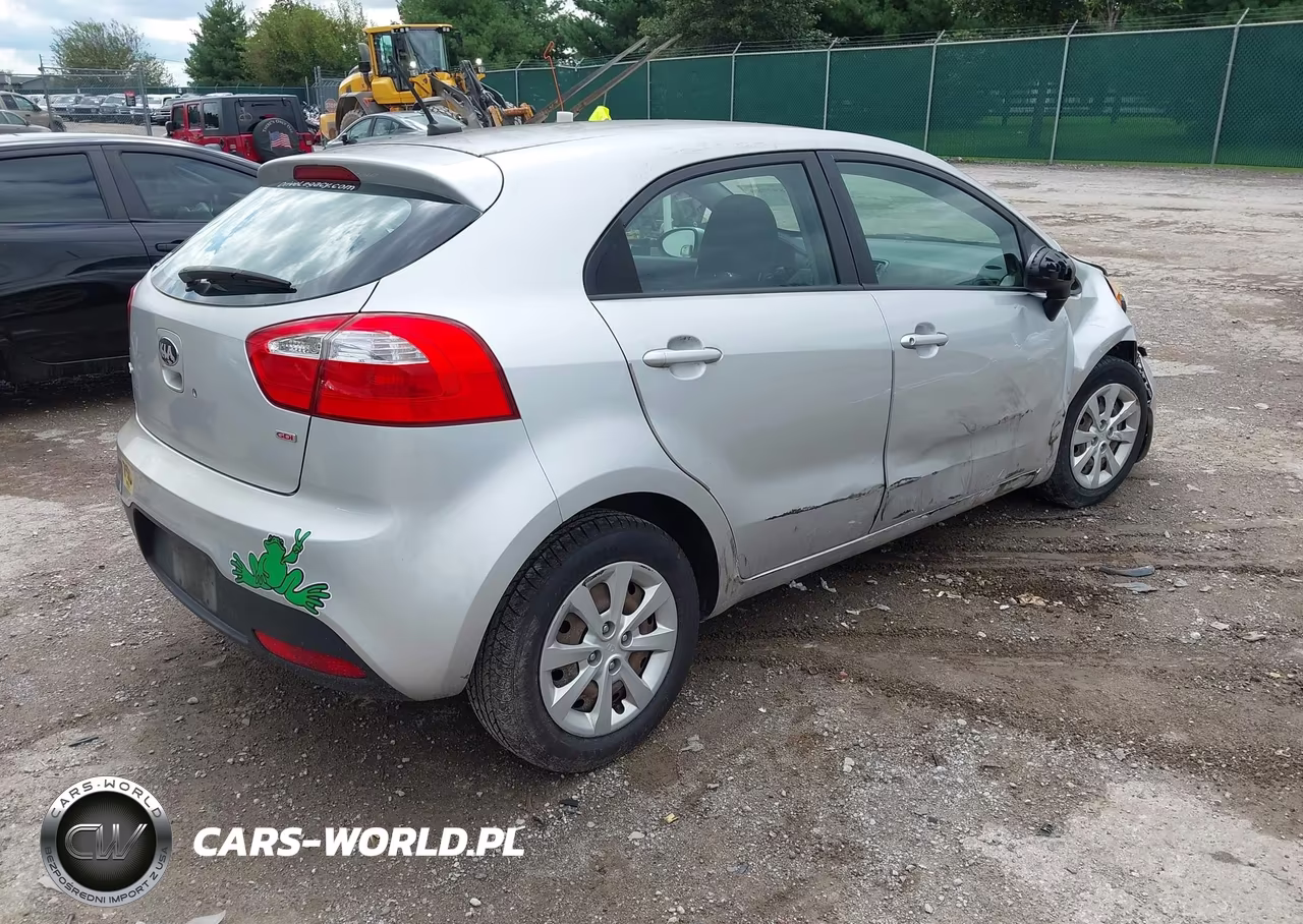 2015 Kia Rio Lx VIN:KNADM5A39F6448025 - 4