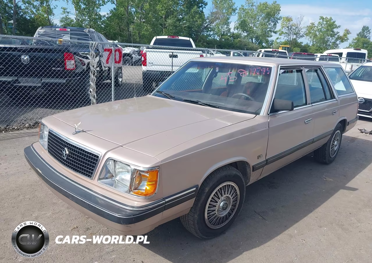 1988 Plymouth Reliant Le VIN:1P3BP49D6JF240587 - 2