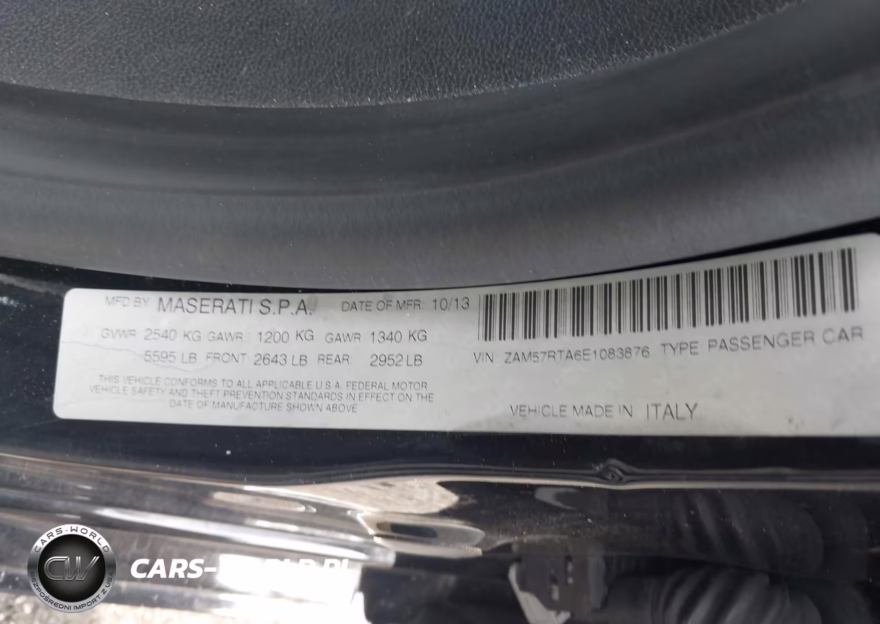 2014 Maserati Ghibli S Q4 VIN:ZAM57RTA6E1083876 - 9