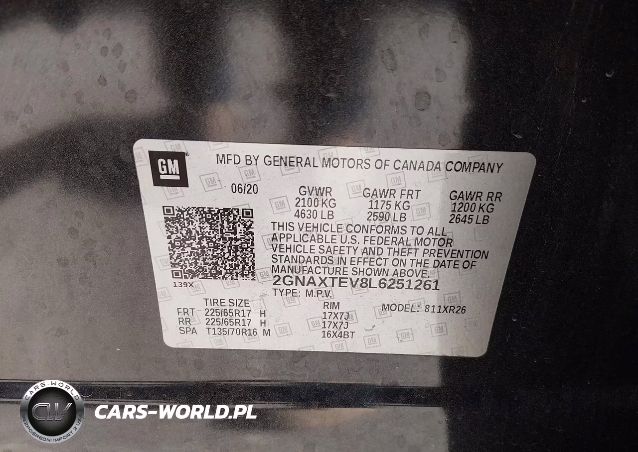 2020 Chevrolet Equinox Lt VIN:2GNAXTEV8L6251261 - 9
