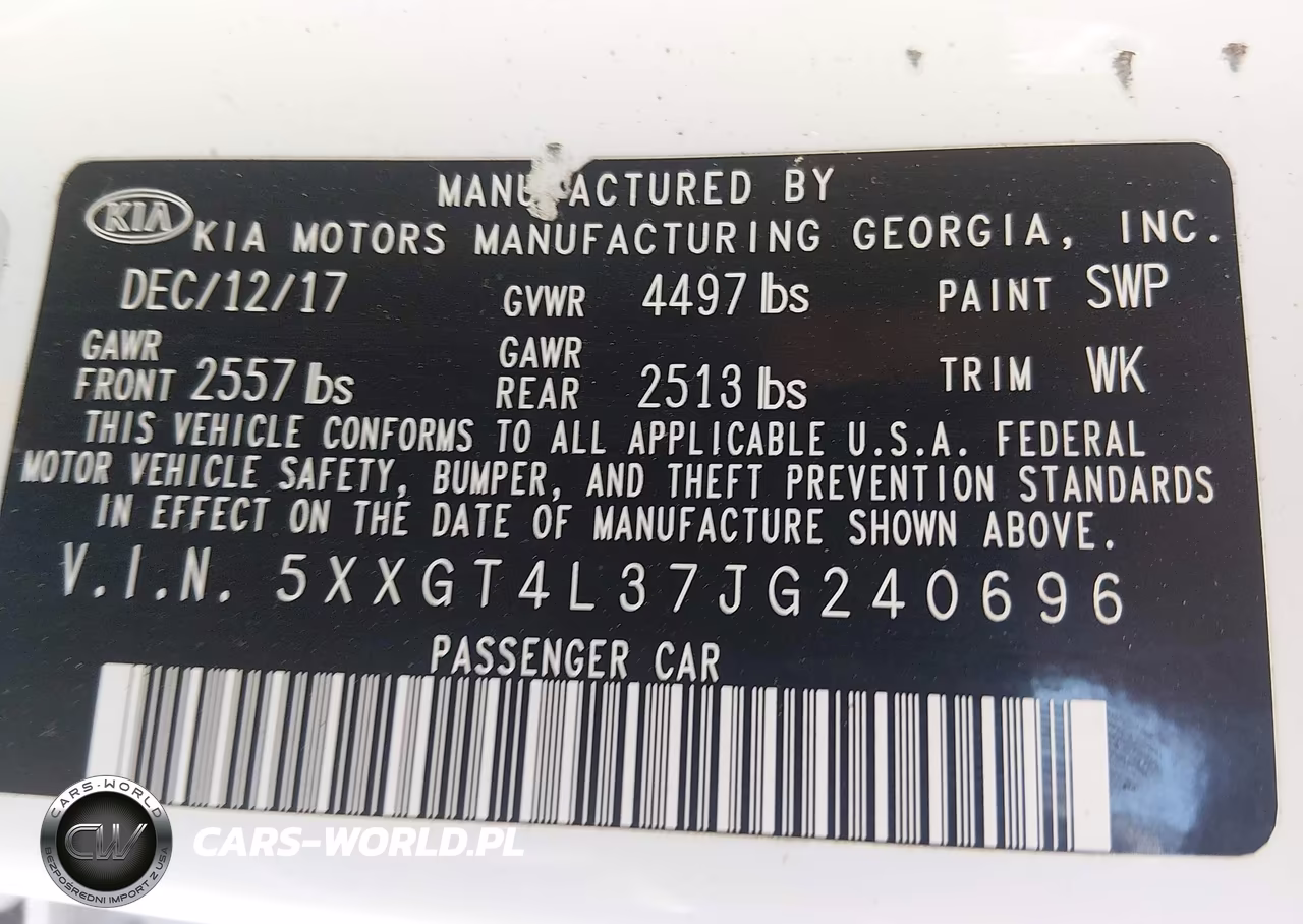 2018 Kia Optima S VIN:5XXGT4L37JG240696 - 9