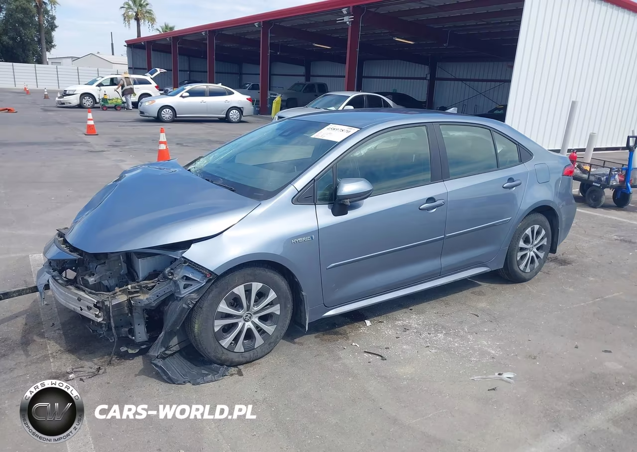 2021 Toyota Corolla Hybrid Le VIN:JTDEAMDE4MJ029419 - 2