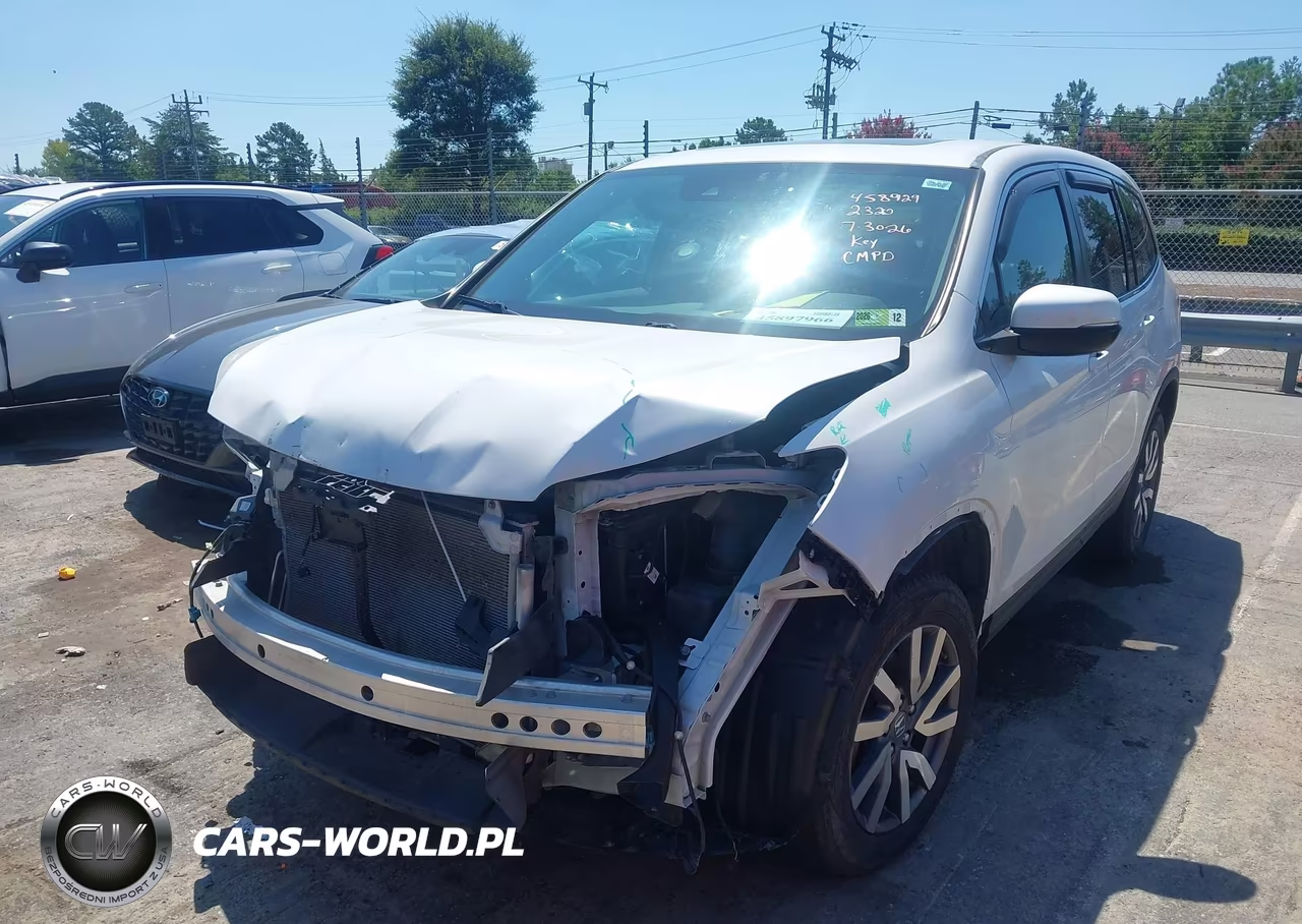 2022 Honda Pilot Awd Ex-L VIN:5FNYF6H51NB082320 - 2