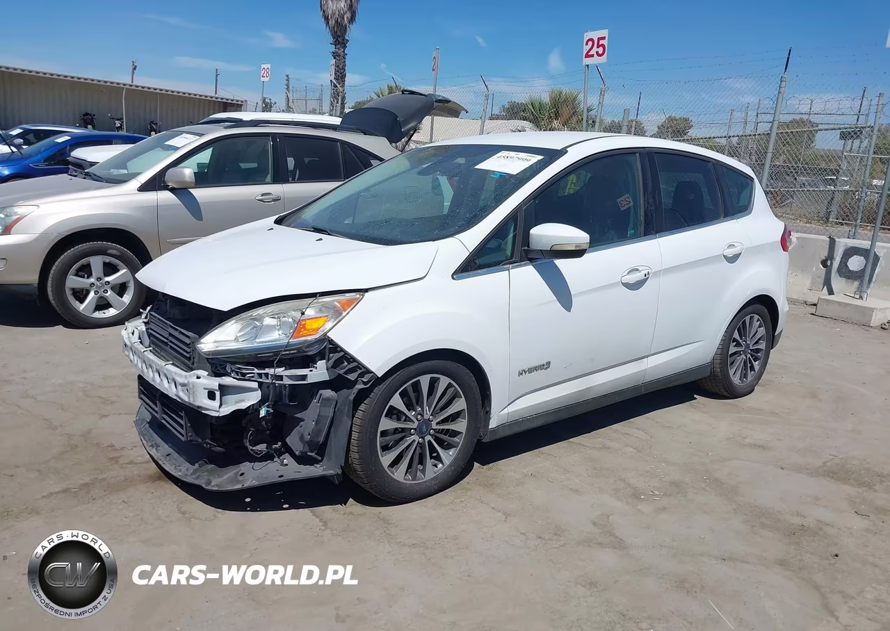 2017 Ford C-Max Hybrid Titanium VIN:1FADP5DU9HL100928 - 2