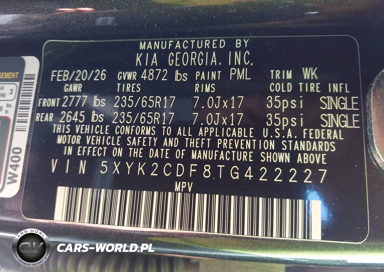 2026 Kia Sportage Lx VIN:5XYK2CDF8TG422227 - 9