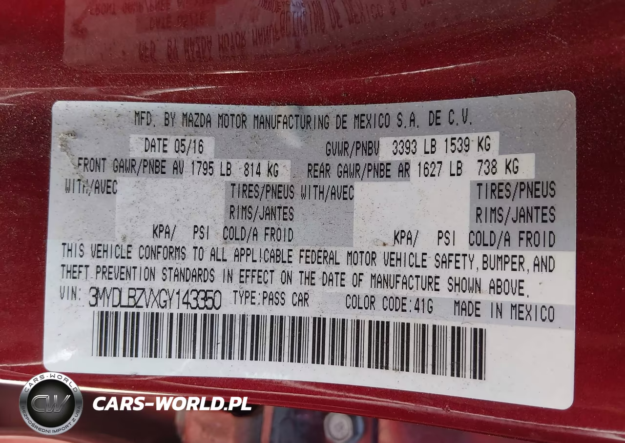 2016 Scion Ia VIN:3MYDLBZVXGY143350 - 9