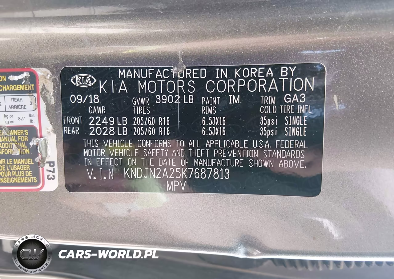 2019 Kia Soul VIN:KNDJN2A25K7687813 - 9