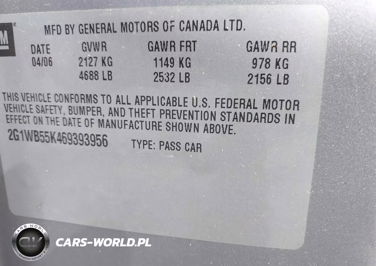 2006 Chevrolet Impala Ls VIN:2G1WB55K469393956 - 9