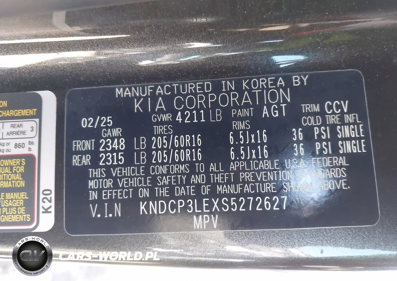 2025 Kia Niro Lx VIN:KNDCP3LEXS5272627 - 9