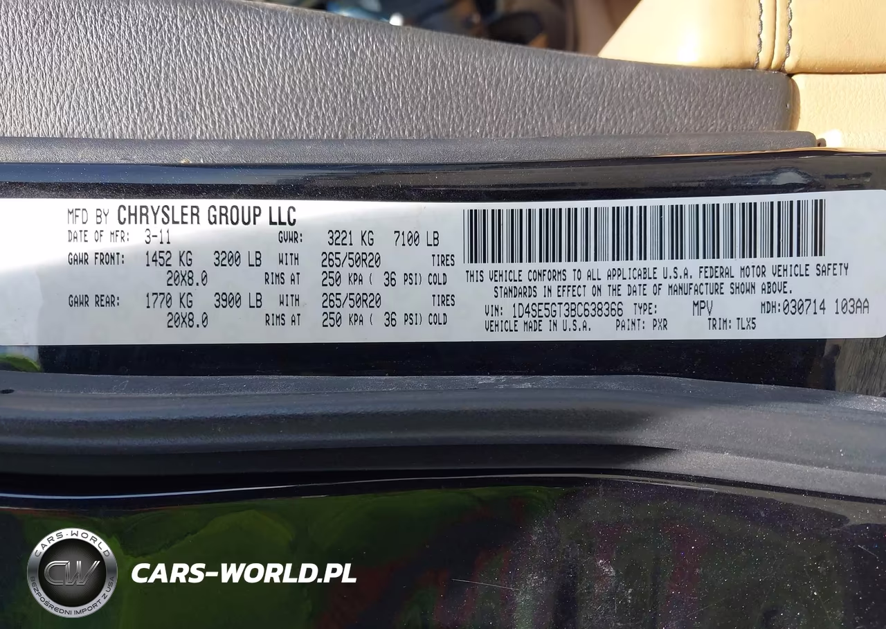 2011 Dodge Durango Citadel VIN:1D4SE5GT3BC638366 - 9