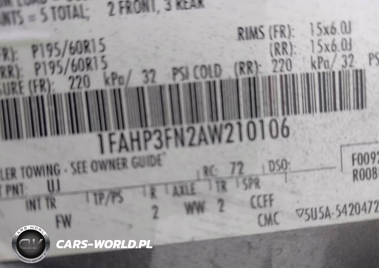 2010 Ford Focus Se VIN:1FAHP3FN2AW210106 - 9