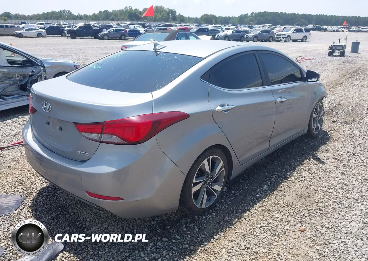 2016 Hyundai Elantra Limited VIN:KMHDH4AE4GU536606 - 4