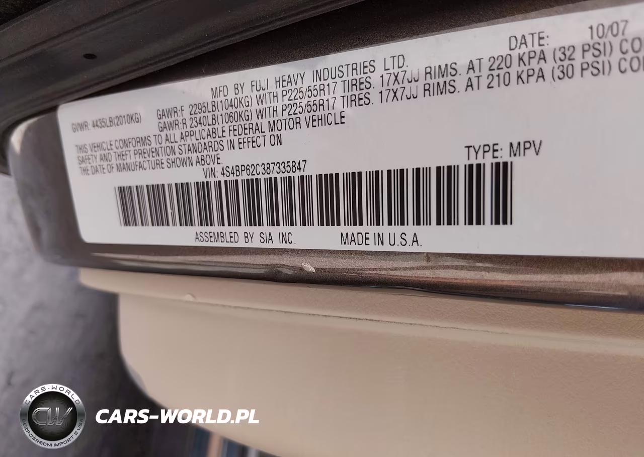 2008 Subaru Outback 2.5I Limited-2.5I Limited L.l. Bean Edition VIN:4S4BP62C387335847 - 9