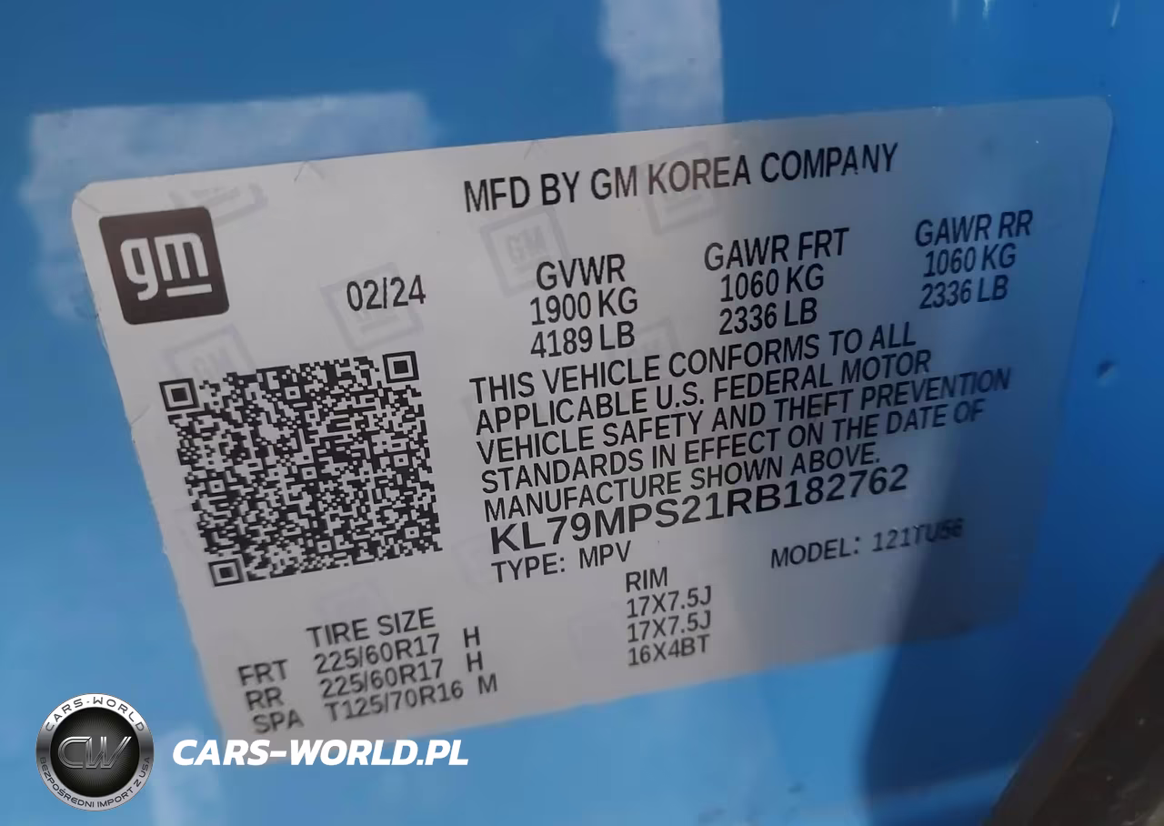 2024 Chevrolet Trailblazer Fwd Lt VIN:KL79MPS21RB182762 - 9