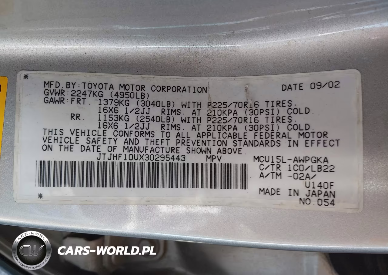 2003 Lexus Rx 300 VIN:JTJHF10UX30295443 - 9