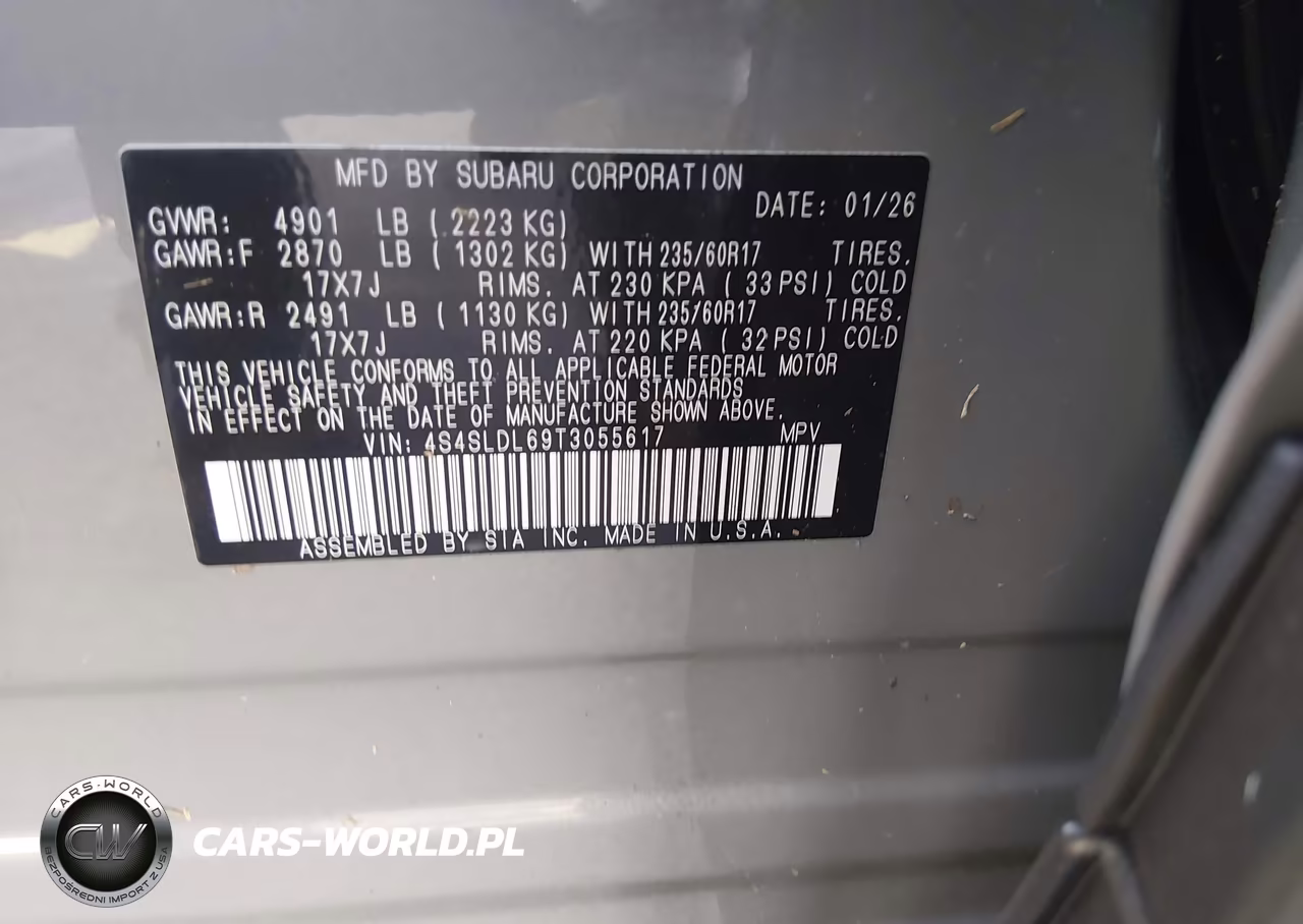 2026 Subaru Forester Wilderness VIN:4S4SLDL69T3055617 - 9