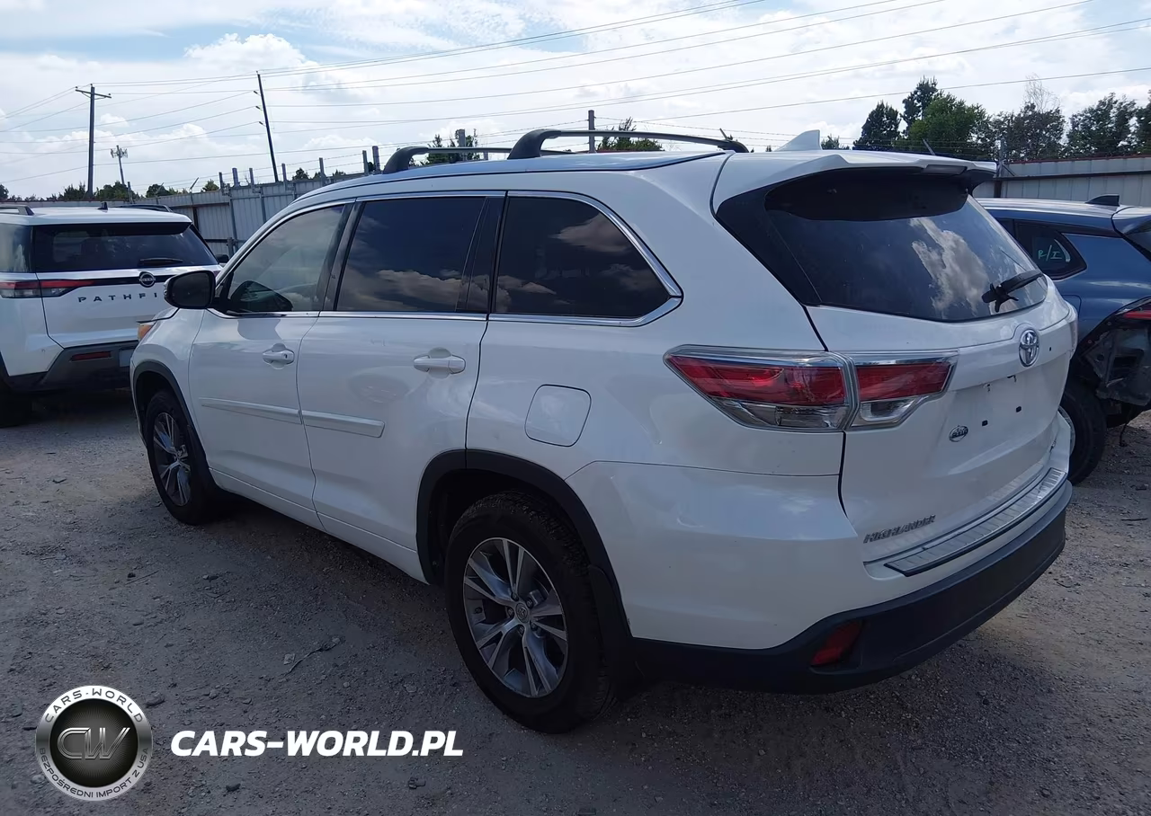 2014 Toyota Highlander Xle V6 VIN:5TDKKRFHXES037761 - 3