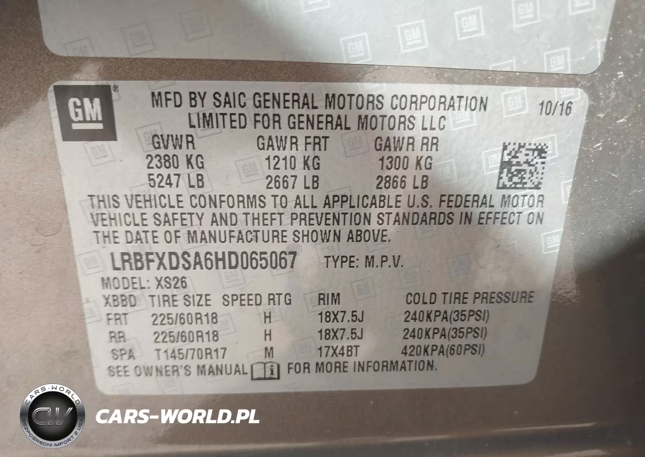 2017 Buick Envision Essence VIN:LRBFXDSA6HD065067 - 9