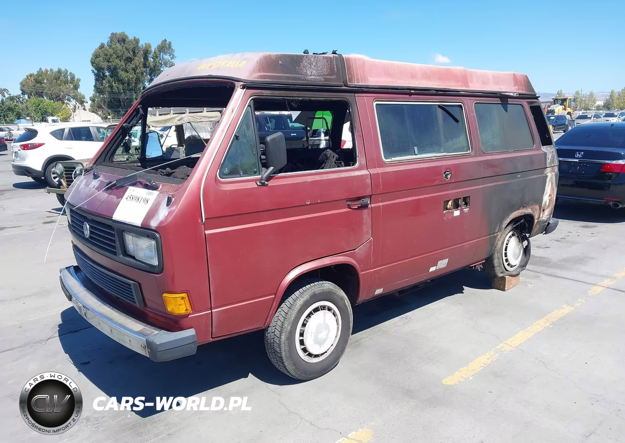 1987 Volkswagen Vanagon Campmobile VIN:WV2ZB0253HH004763 - 2
