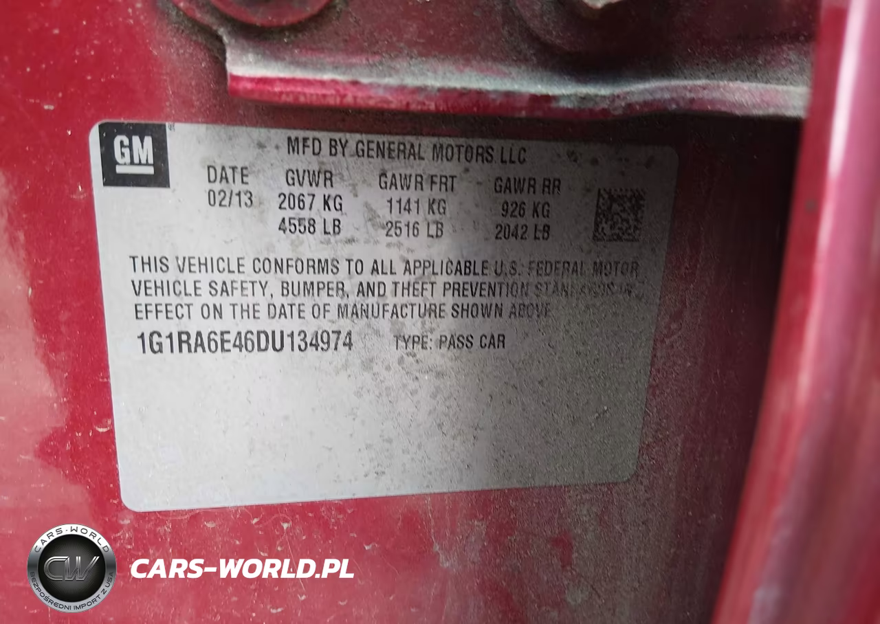 2013 Chevrolet Volt VIN:1G1RA6E46DU134974 - 9