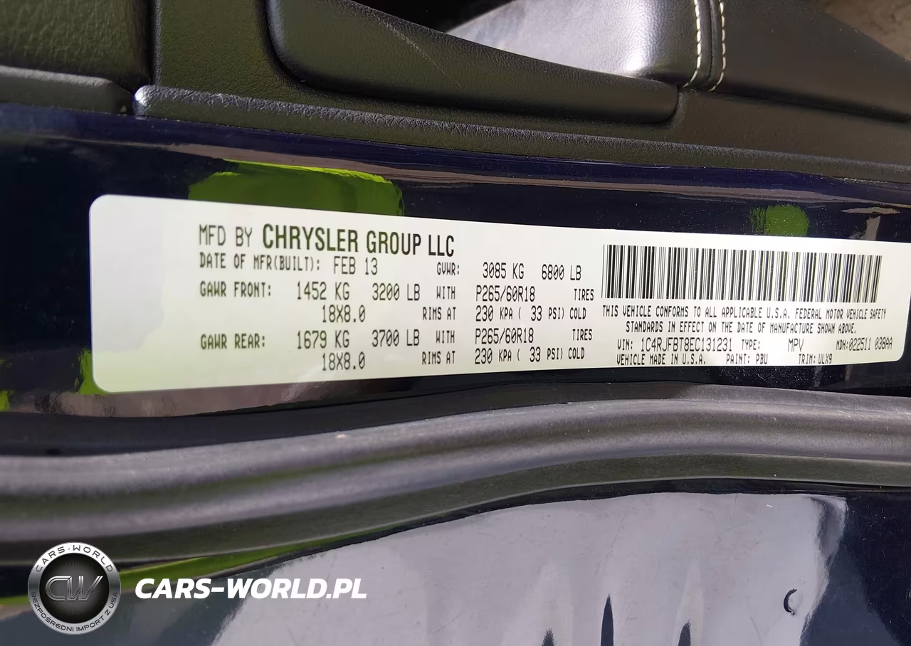 2014 Jeep Grand Cherokee Limited VIN:1C4RJFBT8EC131231 - 9