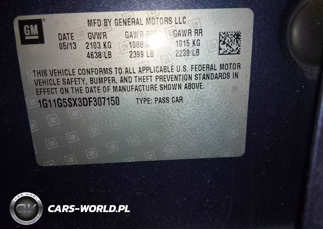 2013 Chevrolet Malibu 3Lt VIN:1G11G5SX3DF307150 - 9